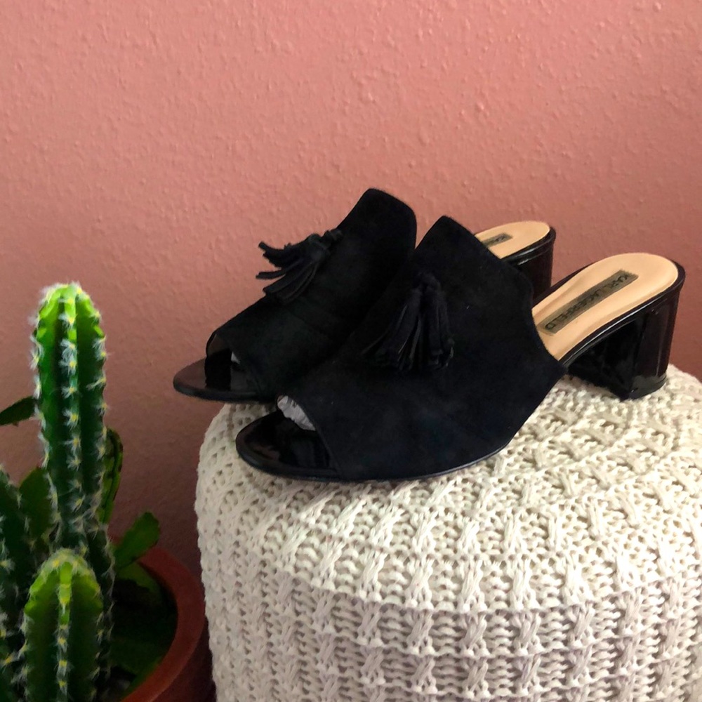 Karl Lagerfeld Paris Block Heel Mules